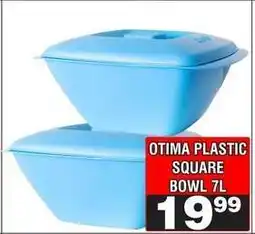 Advance Cash n Carry OTIMA PLASTIC SQUARE BOWL 7L offer