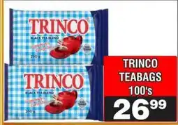 Advance Cash n Carry TRINCO TEABAGS 100's offer