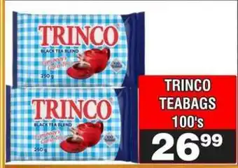 Advance Cash n Carry TRINCO TEABAGS 100's offer
