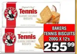Advance Cash n Carry BAKERS TENNIS BISCUITS 200G X 12's offer