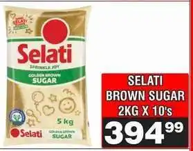 Advance Cash n Carry SELATI BROWN SUGAR 2KG X 10's offer