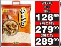 Advance Cash n Carry SPEKKO RICE 10kg offer