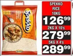 Advance Cash n Carry SPEKKO RICE 10kg offer