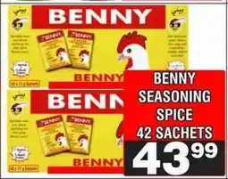 Advance Cash n Carry BENNY SEASONING SPICE 42 SACHETS offer