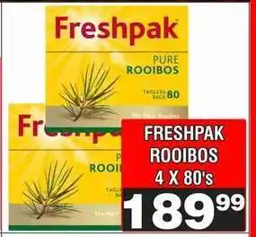 Advance Cash n Carry FRESHPAK ROOIBOS 4 X 80's offer