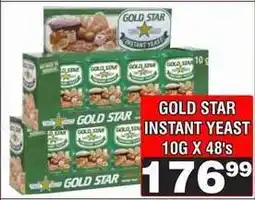 Advance Cash n Carry GOLD STAR INSTANT YEAST 10G X 48's offer