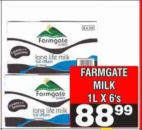 Advance Cash n Carry FARMGATE MILK 1L X 6's offer