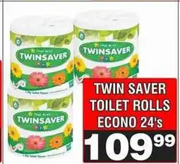 Advance Cash n Carry TWIN SAVER TOILET ROLLS ECONO 24's offer
