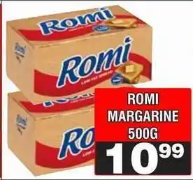 Advance Cash n Carry ROMI MARGARINE 500G offer