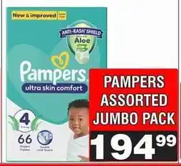 Advance Cash n Carry PAMPERS ASSORTED JUMBO PACK offer