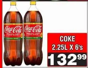 Advance Cash n Carry COKE 2.25L X 6's offer