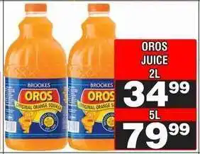 Advance Cash n Carry OROS JUICE 2L offer