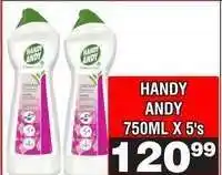 Advance Cash n Carry HANDY ANDY 750ML X 5's offer