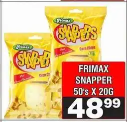 Advance Cash n Carry FRIMAX SNAPPER 50's X 20G offer