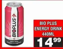 Advance Cash n Carry BIO PLUS ENERGY DRINK 440ML offer
