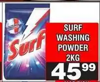 Advance Cash n Carry SURF, Washing Powder 2kg offer
