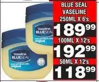 Advance Cash n Carry BLUE SEAL VASELINE 50ML X 12's offer
