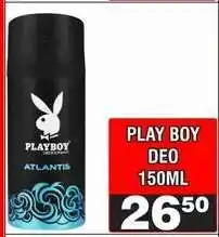 Advance Cash n Carry Play Boy Deo 150ml offer