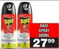 Advance Cash n Carry RAID SPRAY 300ML offer