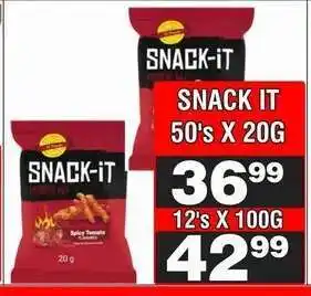 Advance Cash n Carry SNACK IT 50's X 20G offer