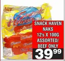 Advance Cash n Carry SNACK HAVEN NAKS offer