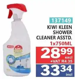 Arrow Cash And Carry Kiwi kleen shower cleaner offer
