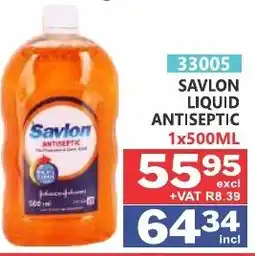 Arrow Cash And Carry Savlon liquid antiseptic offer
