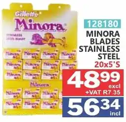 Arrow Cash And Carry Minora blades stainless steel offer