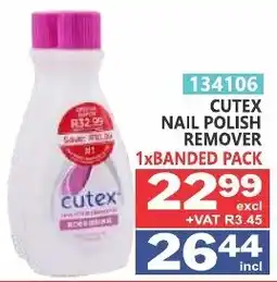 Arrow Cash And Carry Cutex nail polish remover offer