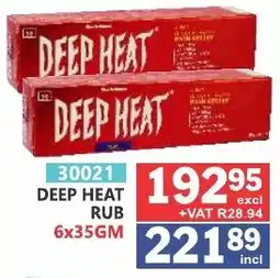 Arrow Cash And Carry Deep heat rub offer