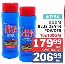 Arrow Cash And Carry Doom blue death powder offer