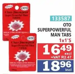 Arrow Cash And Carry Oto superpowerful man tabs offer