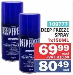 Arrow Cash And Carry Deep freeze spray offer