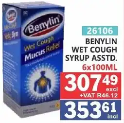 Arrow Cash And Carry Benylin wet cough syrup offer