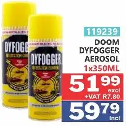 Arrow Cash And Carry Doom dyfogger aerosol offer