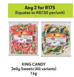 Makro KING CANDY Jelly Sweets (All variants) offer