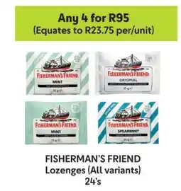 Makro FISHERMAN’S FRIEND Lozenges (All variants) 24’s offer