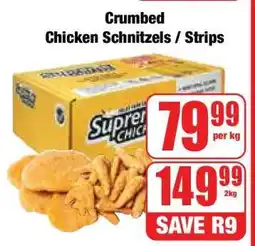 Boxer Crumbed Chicken Schnitzels / Strips offer