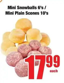 Boxer Mini Snowballs 6's / Mini Plain Scones 10's offer