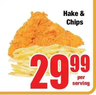 Boxer Hake & Chips offer
