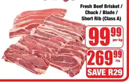Boxer Fresh Beef Brisket / Chuck / Blade / Short Rib (Class A) offer