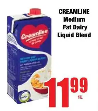 Boxer CREAMLINE Medium Fat Dairy Liquid Blend offer