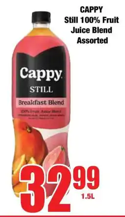 Boxer CAPPY Still 100% Fruit Juice Blend Assorted offer
