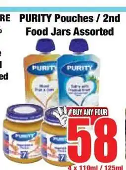 Boxer PURITY Pouches / 2nd Food Jars Assorted offer