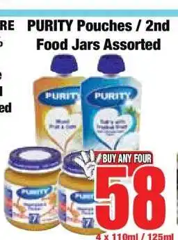 Boxer PURITY Pouches / 2nd Food Jars Assorted offer
