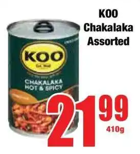 Boxer KOO Chakalaka Assorted offer