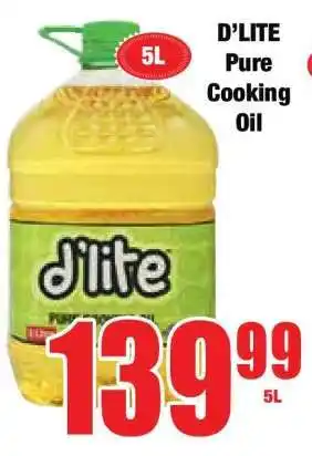 Boxer D'LITE Pure Cooking Oil offer