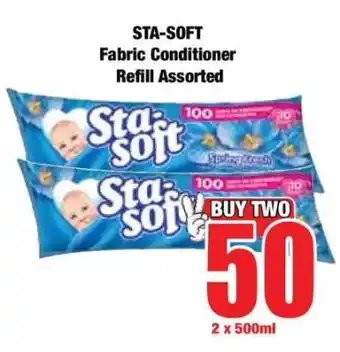 Boxer STA-SOFT Fabric Conditioner Refill Assorted offer