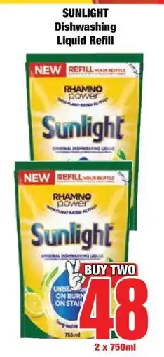 Boxer SUNLIGHT Dishwashing Liquid Refill offer