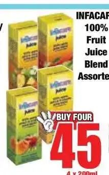 Boxer INFACARE 100% Fruit Juice Blend Assorted offer